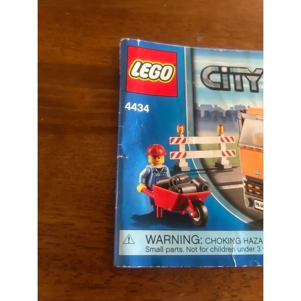 Lego City Tipper Truck #4434 Instruction Manual Only (6054)